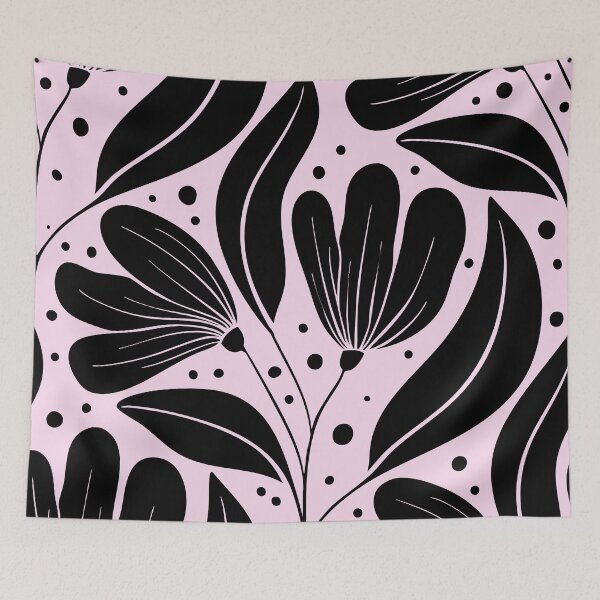 Item preview, Black Floral designed and sold by dapiyupi.