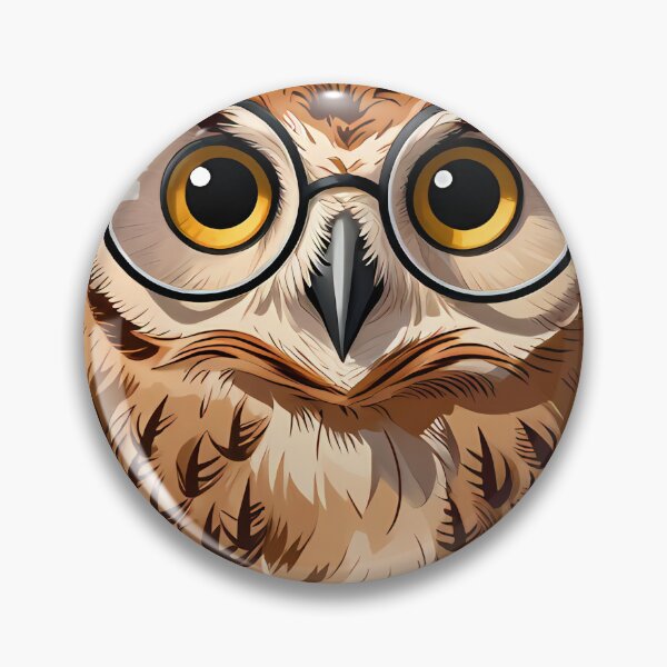 Item preview, Owl with Mushroom Spectacles designed and sold by pumsquare.