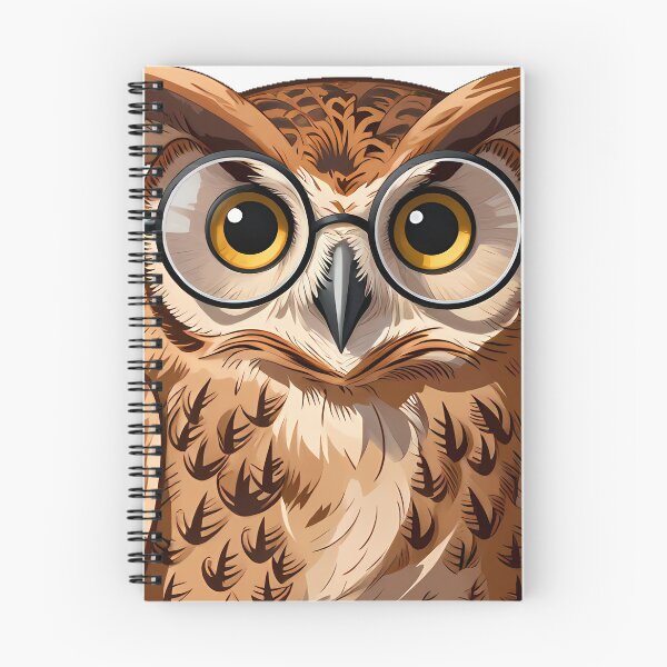 Item preview, Owl with Mushroom Spectacles designed and sold by pumsquare.