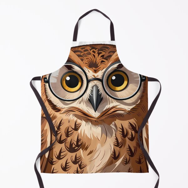 Item preview, Owl with Mushroom Spectacles designed and sold by pumsquare.