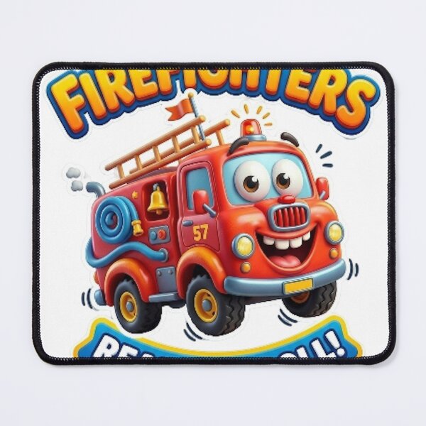 Item preview, TOY FIREFIGHTER TRUCK designed and sold by likbatonboot.