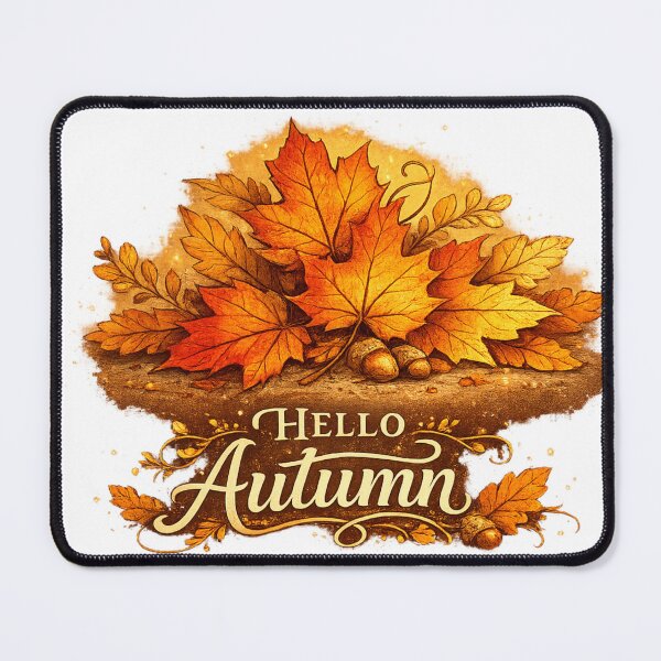 Item preview, Hello Autumn Maple Leaves | Cozy Fall Nature Design designed and sold by Moonya26.