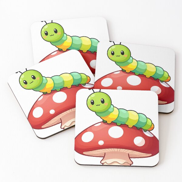 Item preview, Caterpillar on Mushroom Journey designed and sold by pumsquare.
