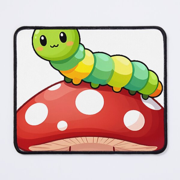 Item preview, Caterpillar on Mushroom Journey designed and sold by pumsquare.