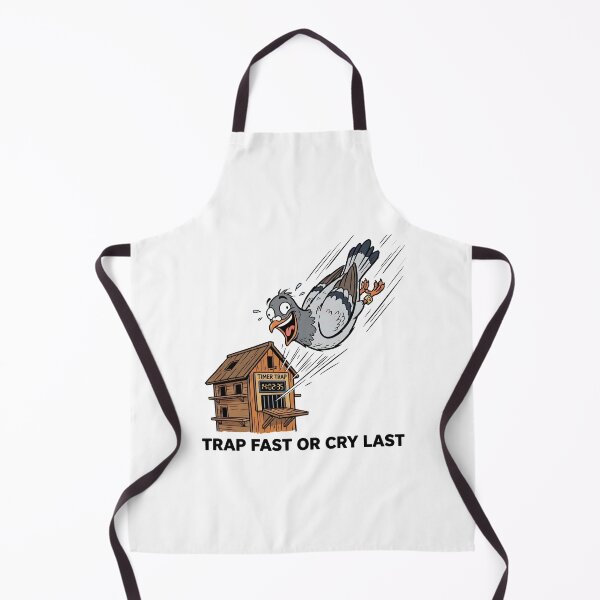 Item preview, Trap Fast Or Cry Last - Funny Racing Pigeon Loft Timer Illustration designed and sold by Sekla-Studio.