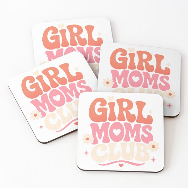 Item preview, Girl Moms Club Retro Groovy Typography T-Shirt Design | 70s Vintage Mom SVG Style designed and sold by CreativeNest Prints.