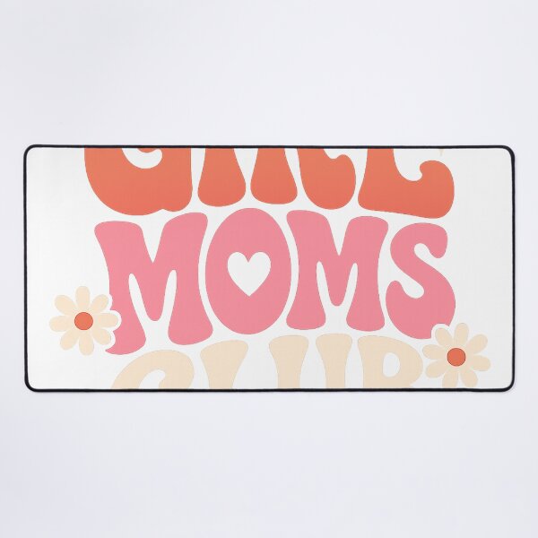 Item preview, Girl Moms Club Retro Groovy Typography T-Shirt Design | 70s Vintage Mom SVG Style designed and sold by CreativeNest Prints.