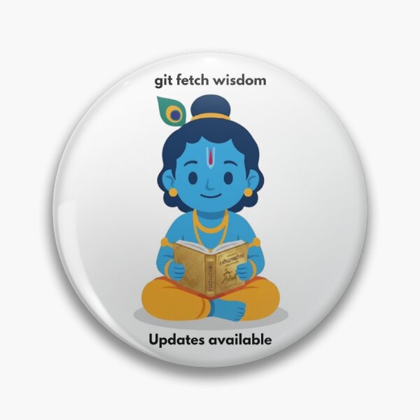 Item preview, git fetch wisdom | Git Developer Sticker | Tech Humor designed and sold by BhaktiByte.