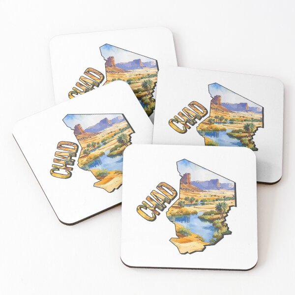 Item preview, Chad Watercolor Map designed and sold by Motivburg.