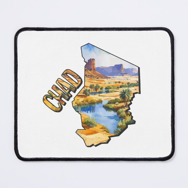 Item preview, Chad Watercolor Map designed and sold by Motivburg.