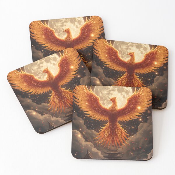 Item preview, ArtGoldenCelestialPhoenix designed and sold by Artrendzs.