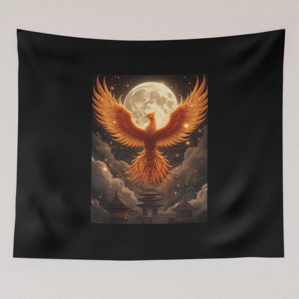 Item preview, ArtGoldenCelestialPhoenix designed and sold by Artrendzs.