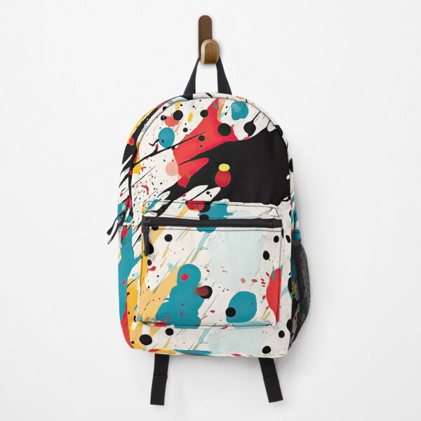 Item preview, Action Painting Abstract Ink & Color Splash Pattern designed and sold by VibeShift Studio.