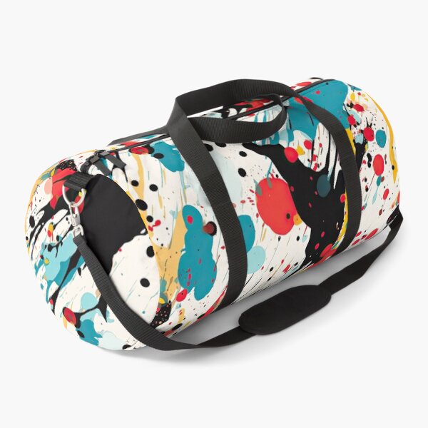 Item preview, Action Painting Abstract Ink & Color Splash Pattern designed and sold by VibeShift Studio.