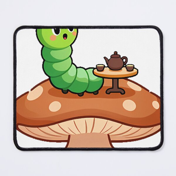 Item preview, Caterpillar Tea Party on Mushroom designed and sold by pumsquare.
