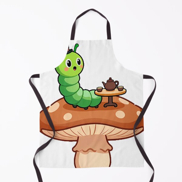 Item preview, Caterpillar Tea Party on Mushroom designed and sold by pumsquare.
