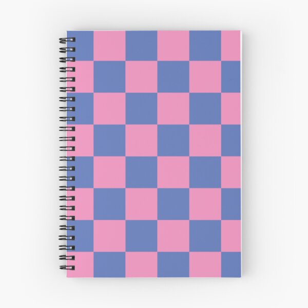 Item preview, Large Checkerboard Pattern in Dusty Pink and Nordic Blue designed and sold by ViviNyks.