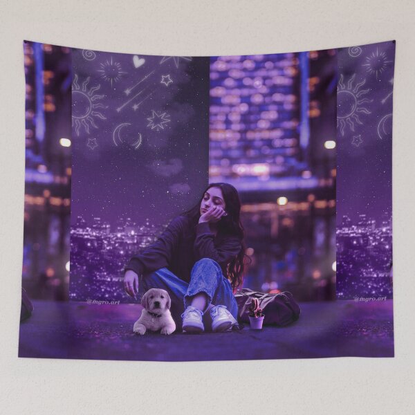 Item preview, Dreaming of somewhere else. Purple designed and sold by mgro-art.