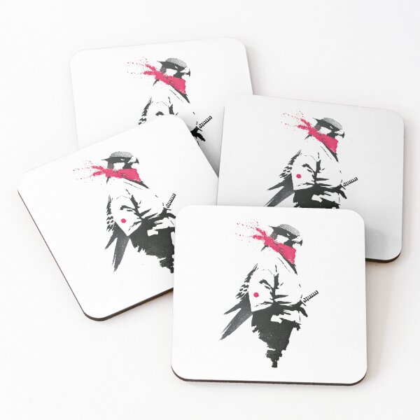 Item preview, Noble Ancient Falconer Bird Stencil Ink Design designed and sold by EdvvinStudios.
