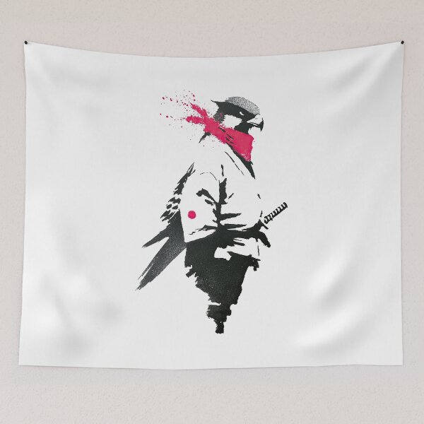 Item preview, Noble Ancient Falconer Bird Stencil Ink Design designed and sold by EdvvinStudios.