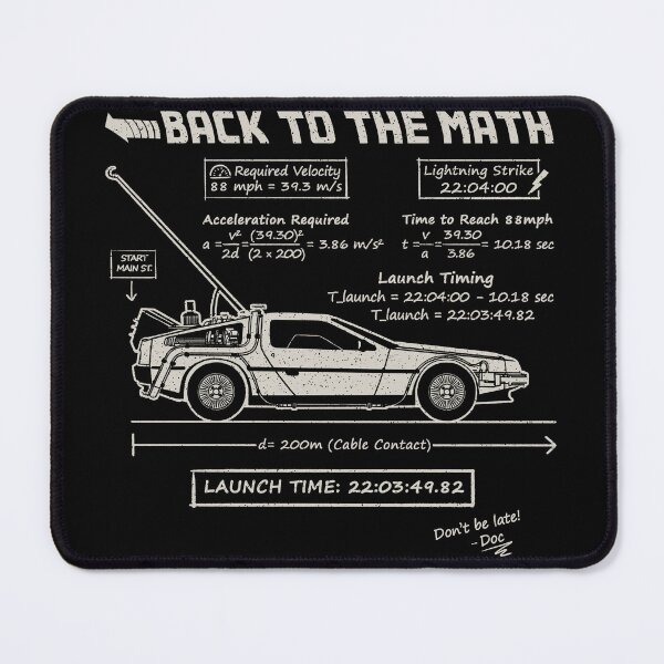 Item preview, Back to the Math designed and sold by StudioNMdesign.
