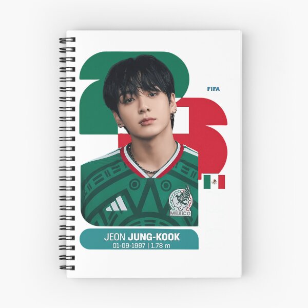 Item preview,  Jungkook Mexico Football Jersey 2026  designed and sold by SoftRedMood.