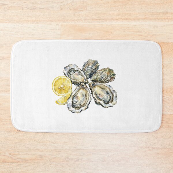 Item preview, Watercolor Oysters and Lemon Slice Seafood Lover designed and sold by SOUFIANE1991.