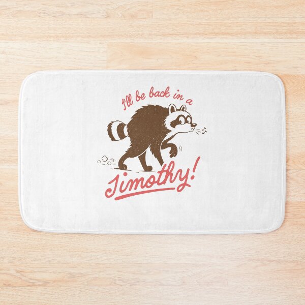 Item preview, I'll Be Back in a Jimothy Funny Seattle Raccoon Meme designed and sold by PixlCrypt.