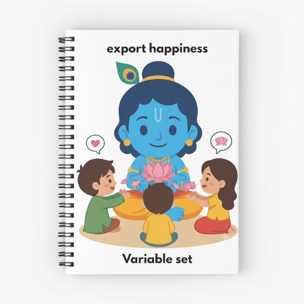 Item preview, export happiness | JavaScript Developer Sticker | Tech Humor designed and sold by BhaktiByte.