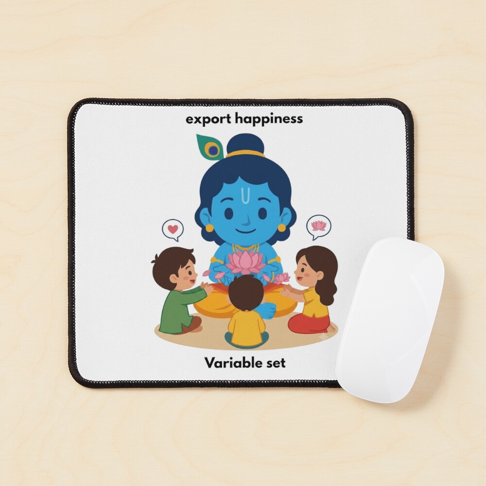 Item preview, Mouse Pad designed and sold by BhaktiByte.