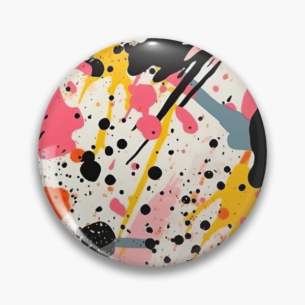 Item preview, Soft Pink & Gold Abstract Paint Drip Pattern designed and sold by VibeShift Studio.
