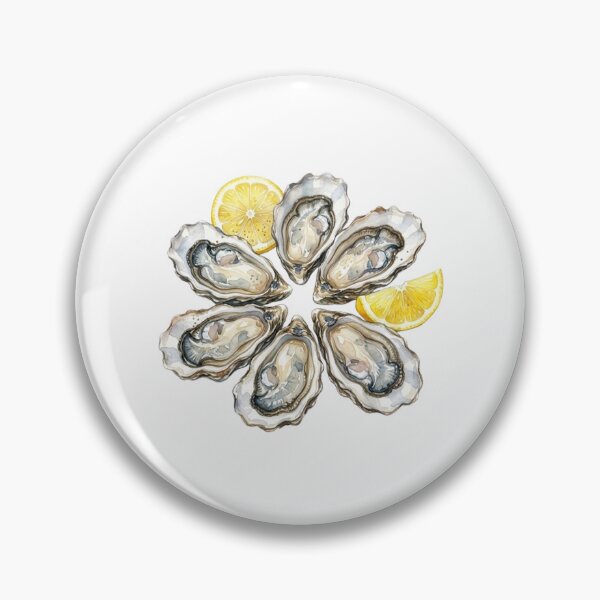 Item preview, Copy of Watercolor Oysters and Lemon Slice Seafood Lover designed and sold by SOUFIANE1991.