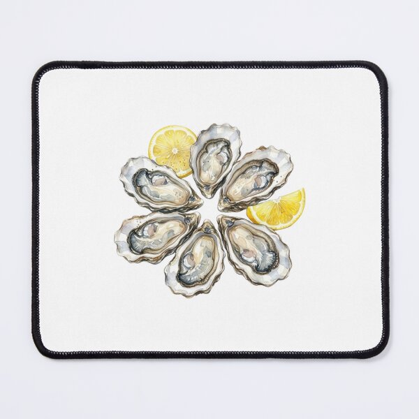 Item preview, Copy of Watercolor Oysters and Lemon Slice Seafood Lover designed and sold by SOUFIANE1991.