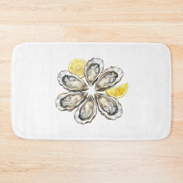 Item preview, Copy of Watercolor Oysters and Lemon Slice Seafood Lover designed and sold by SOUFIANE1991.