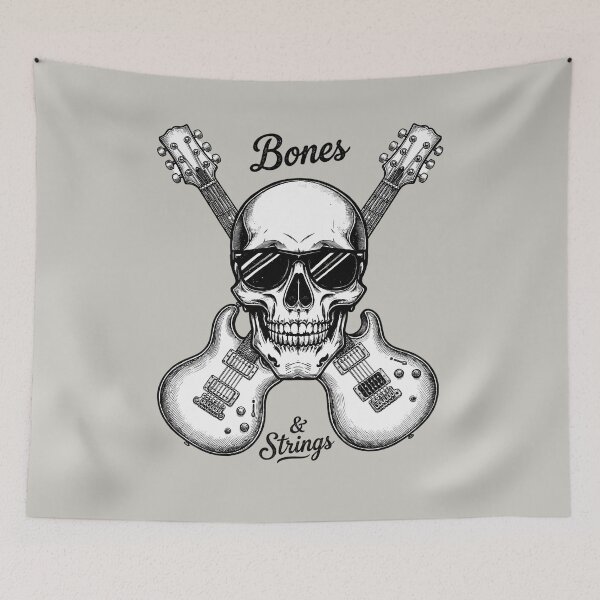 Item preview, Heavy Metal Skull and Crossed Guitars – Rock Till Death designed and sold by Art-Arcade6.
