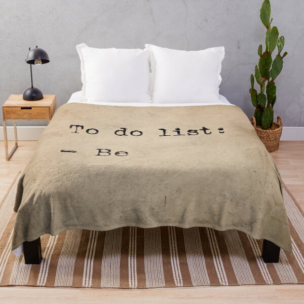 Item preview, To do list: Be – Minimalist vintage quote & mindfulness designed and sold by Artdavesalzburg.