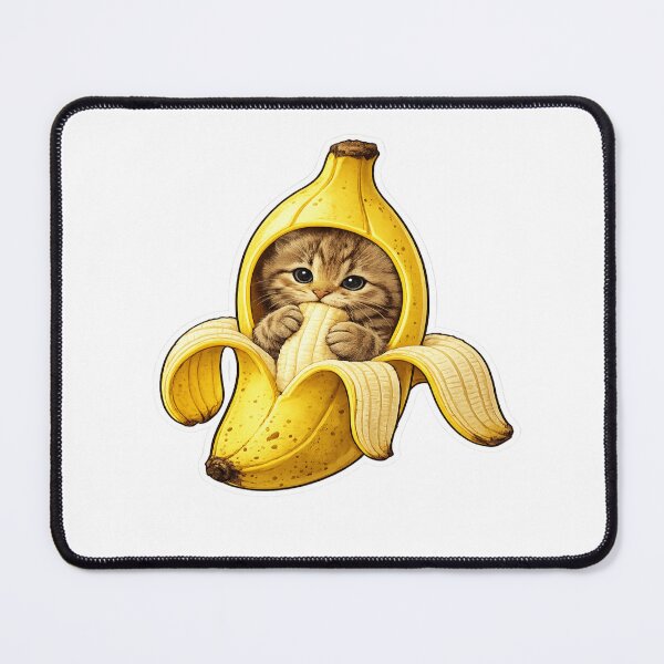 Item preview, Gattino nella Banana che Mangia la Banana designed and sold by RipantinaFantasy .