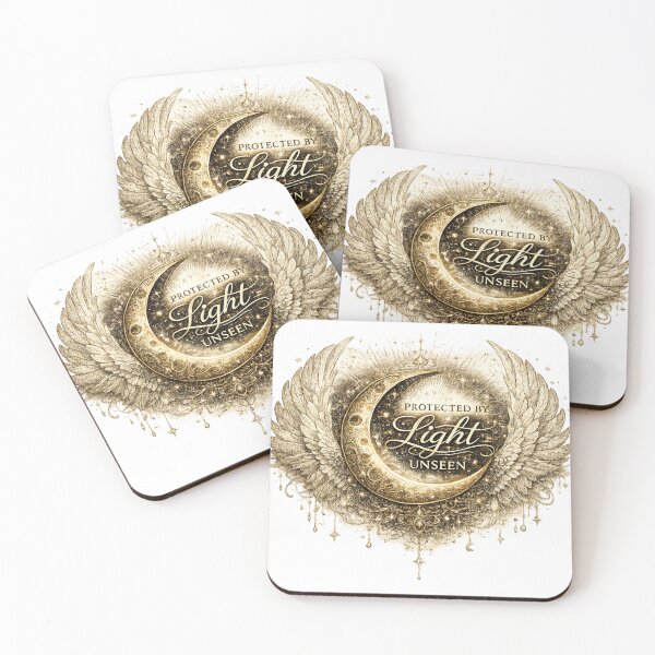 Item preview, Protected by Light Unseen | Celestial Moon Art designed and sold by 'VARI'.