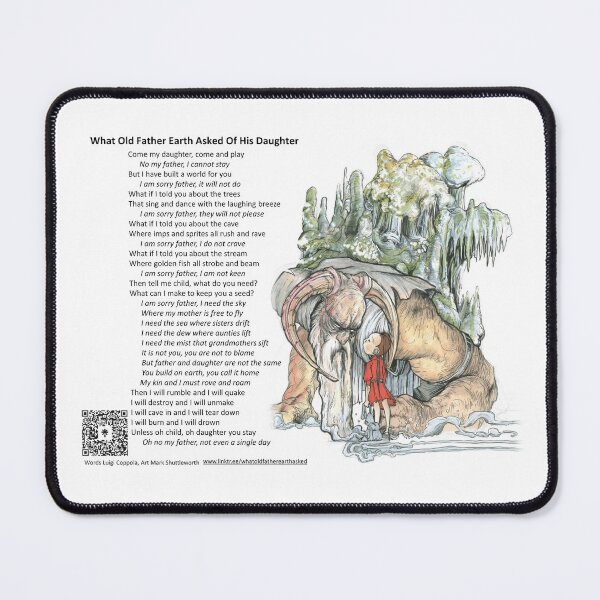 Item preview, What Old Father Earth - Art & Poem designed and sold by Coppola&Shuttleworth.