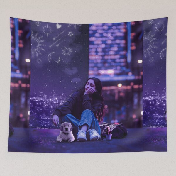 Item preview, Dreaming of somewhere else. Blue designed and sold by mgro-art.