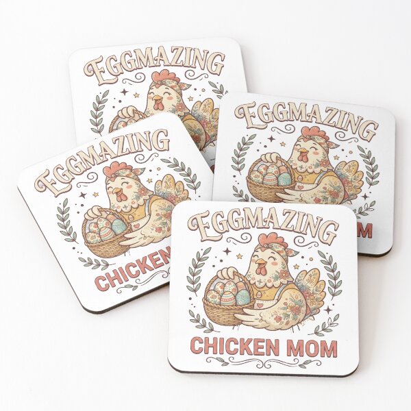 Item preview, Eggmazing Chicken Mom Vintage Retro Backyard Chicken Keeper Gift T-Shirt, Poster & Apron designed and sold by AlphaBetulia.