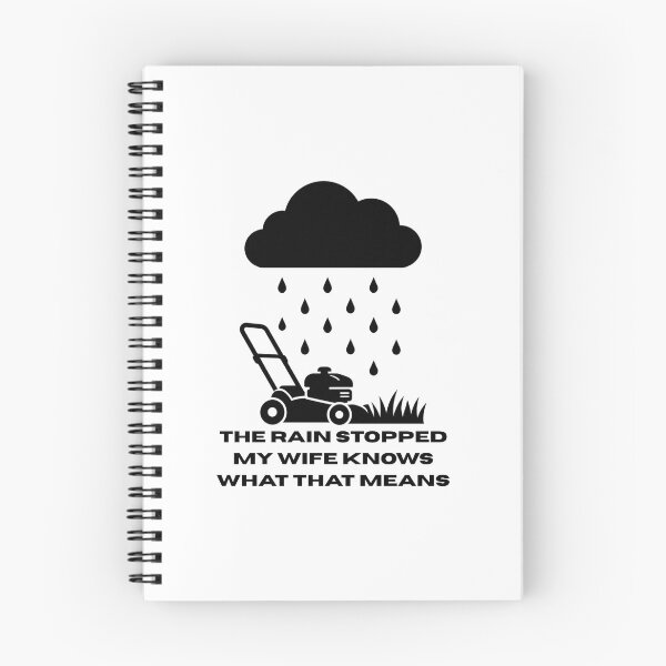 Item preview, Funny Lawn Care - The Rain Stopped My Wife Knows designed and sold by YardTimberCrew.