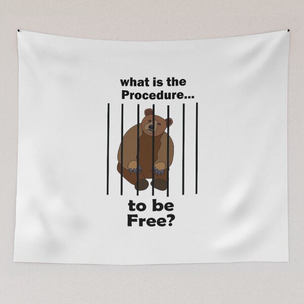 Item preview, Captive Animal Bear Asking Freedom Animal Rescuer designed and sold by Nisha Prabhu.