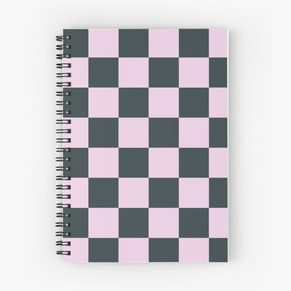 Aperçu de l'œuvre Motif Damier Rose Poudré et Vert Sarcelle Foncé | Design Géométrique Moderne Sans Couture créée et vendue par ViviNyks.