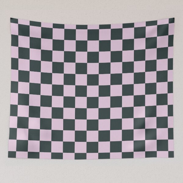 Item preview, Blush Pink and Deep Teal Checkerboard Pattern | Modern Seamless Geometric Design designed and sold by ViviNyks.