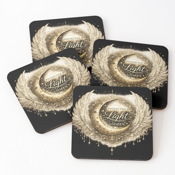 Item preview, Protected by Light Unseen | Celestial Moon Art designed and sold by 'VARI'.