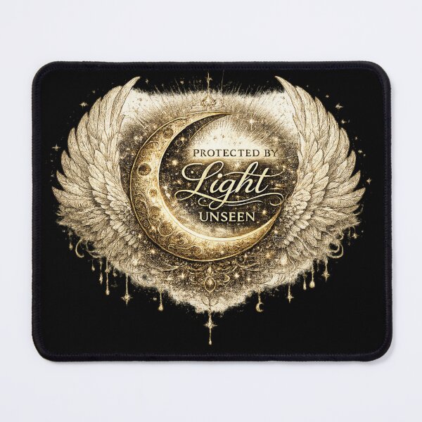 Item preview, Protected by Light Unseen | Celestial Moon Art designed and sold by 'VARI'.