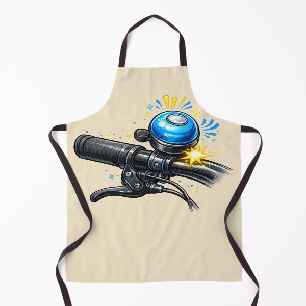 Item preview, Bicycle Bell Gift Funny Cyclist Handlebar Art designed and sold by Corvoria.