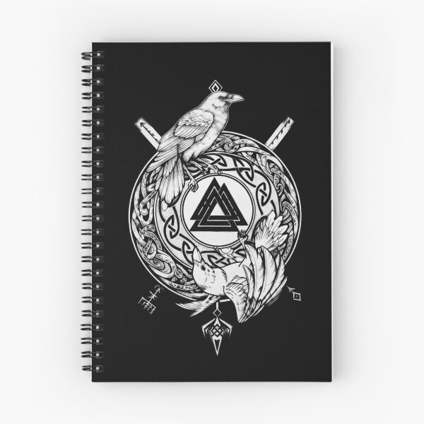 Item preview, Runas de cuervos nórdicos | Regalos de mitología nórdica para vikingos designed and sold by BrokenLabel.