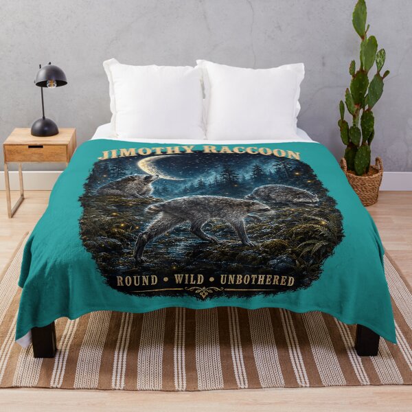 Item preview, Jimothy Raccoon Seattle 3 Raccoons Howling At Moon designed and sold by CriseldaBruning.